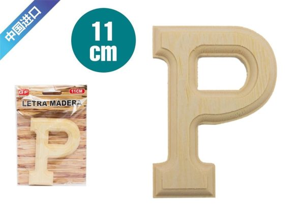 Letra decorativa P - Decoración y manualidades