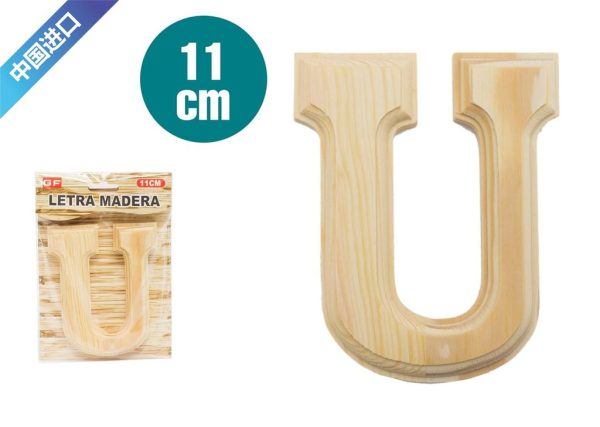 Letra decorativa U - Decoración y manualidades