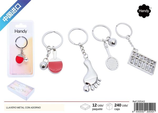 Llavero de metal con adorno - Regalos y souvenirs - Imagen 2
