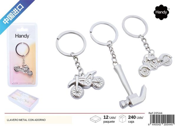 Llavero de metal con adorno - Regalos y souvenirs - Imagen 3