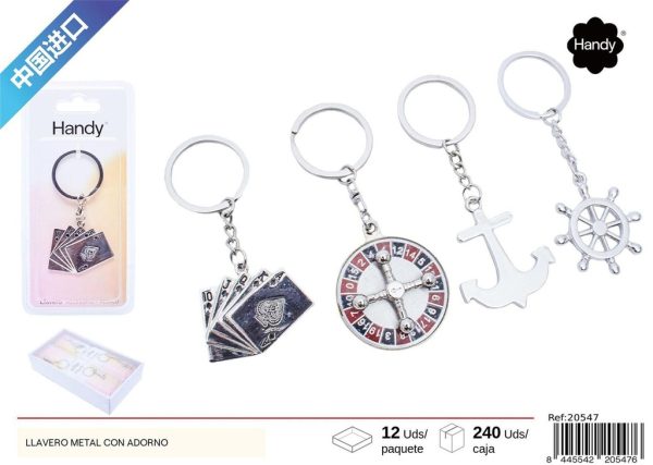 Llavero de metal con adorno - Regalos y souvenirs - Imagen 4