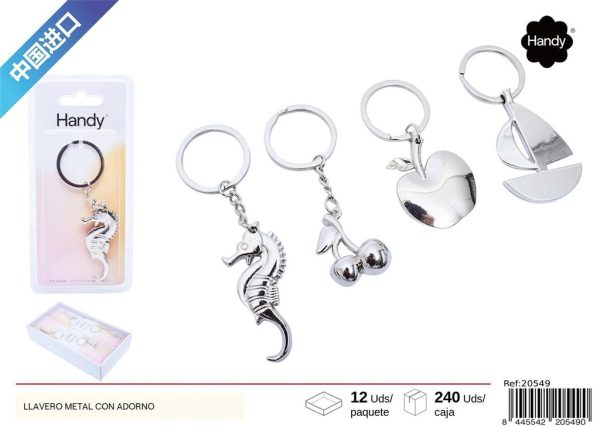 Llavero de metal con adorno - Regalos y souvenirs - Imagen 9