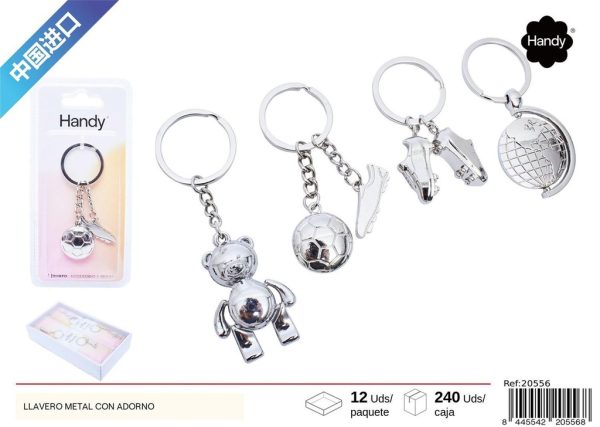 Llavero metálico con adorno - Regalos y souvenirs - Imagen 3
