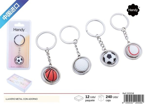 Llavero metálico con adorno - Regalos y souvenirs - Imagen 4