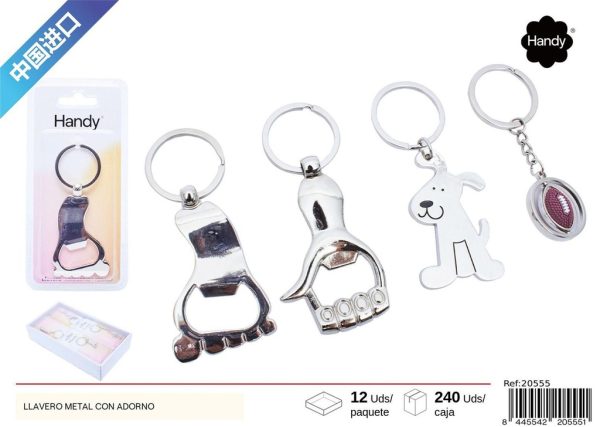 Llavero metálico con adorno - Regalos y souvenirs - Imagen 5
