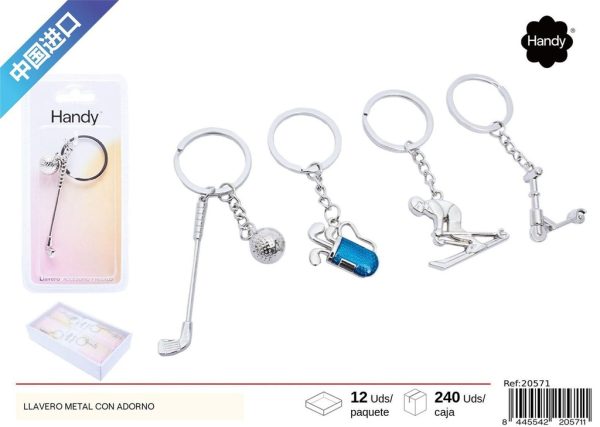 Llavero metálico con adorno - Regalos y souvenirs - Imagen 6