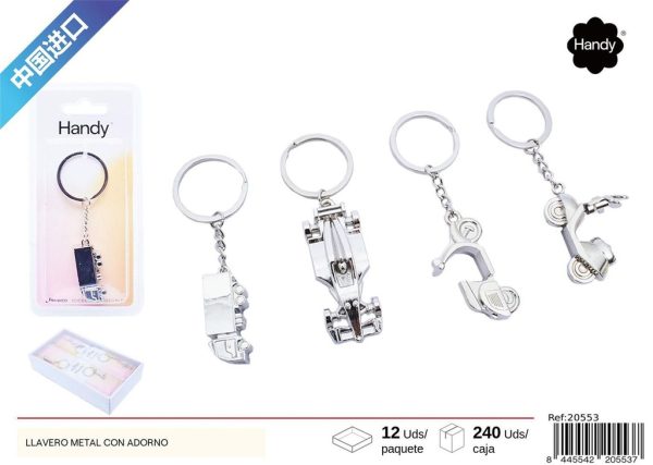 Llavero metálico con adorno - Regalos y souvenirs - Imagen 7
