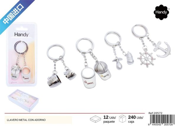 Llavero metálico con adorno - Regalos y souvenirs - Imagen 9