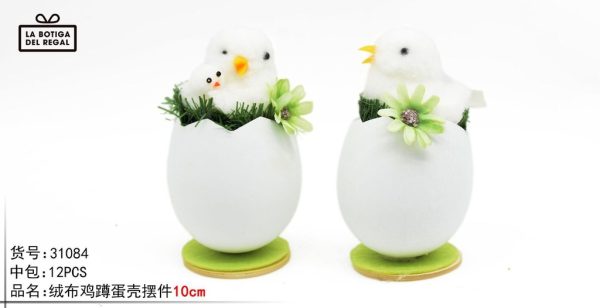 Pollito decoración 10 cm - Decoración de Pascua
