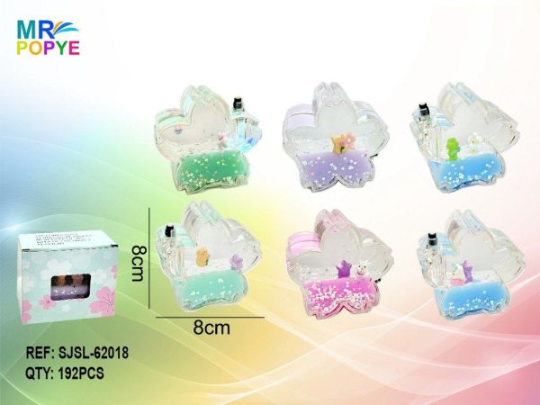 Reloj de Arena de Cristal (Sakura) SY155 - Adorno decorativo para el hogar