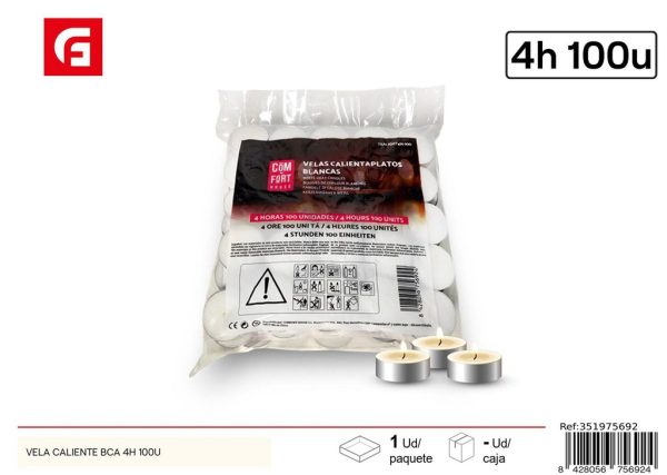 Vela caliente BCA 4H 100U - Ambientadores y velas