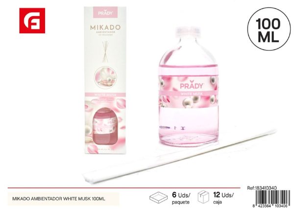Ambientador Mikado aroma White Musk 100ml para el hogar