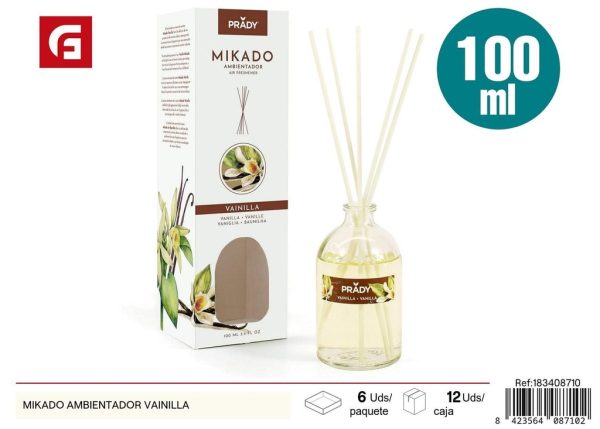 Ambientador mikado de vainilla - Ambientadores y velas
