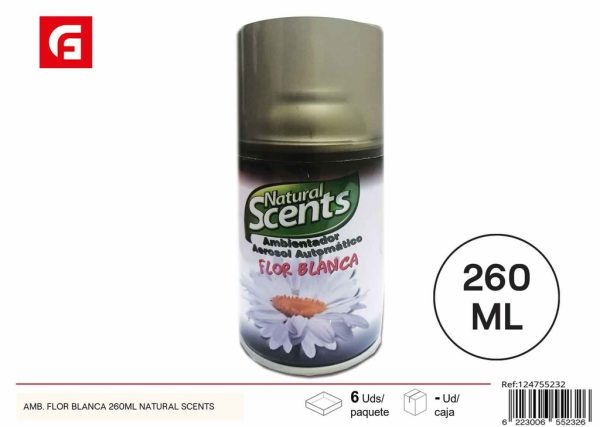 Ambientador natural flor blanca 260ml - Ambientadores y velas