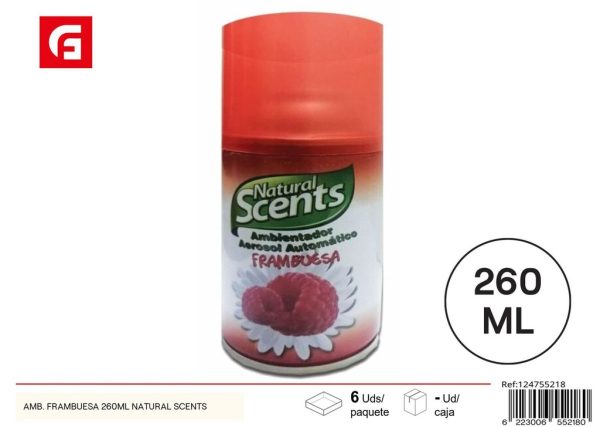 Ambientador natural frambuesa 260ml - Ambientadores y velas
