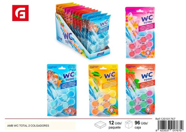Ambientador para WC total 2 colgadores - Productos de limpieza