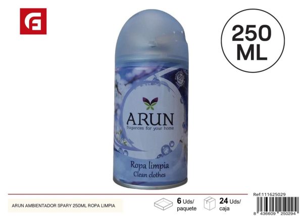 Ambientador spray aromatizante 250 ml ropa limpia - Ambientadores