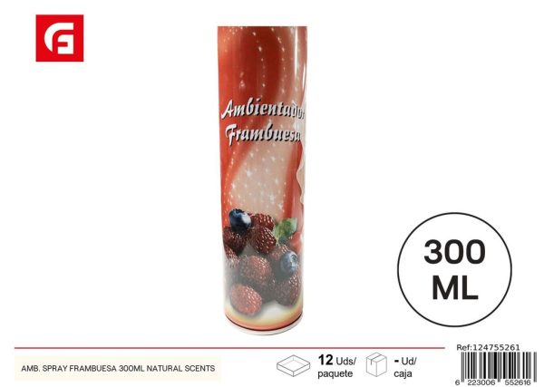 Añadidor de aire ambientador spray frambuesa 300 ml - Ambientadores y sprays aromáticos