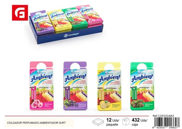 Colgador perfumado ambientador surtido - Ambientadores para el hogar