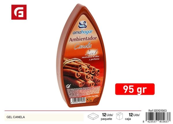 Gel ambientador canela - Ambientadores y velas aromáticas