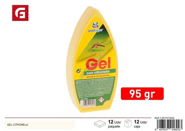 Gel ambientador citronela - Ambientadores y velas aromáticas