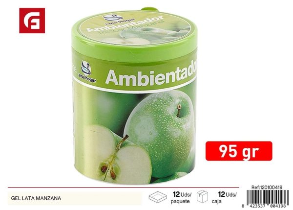 Gel ambientador en lata manzana - Ambientadores y velas aromáticas