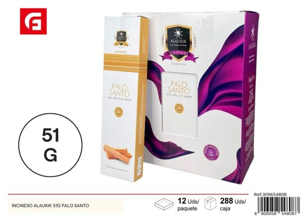 Incienso Alaukik 51 g - Aroma palo santo