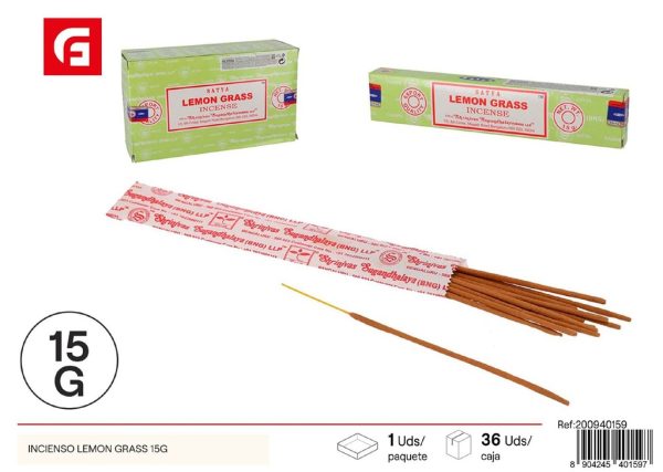Incienso Satya limón 15g - Ambientadores y velas aromáticas