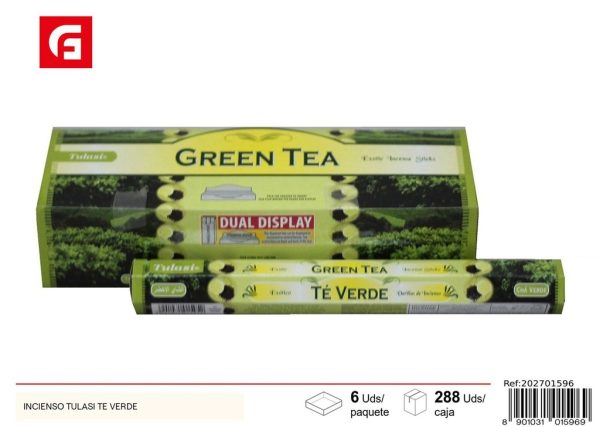 Incienso Tulasi de té verde - Ambientadores y velas