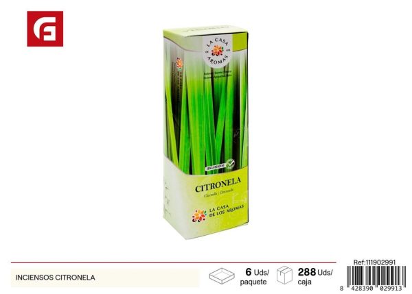 Incienso citronela - Ambientadores y velas aromáticas