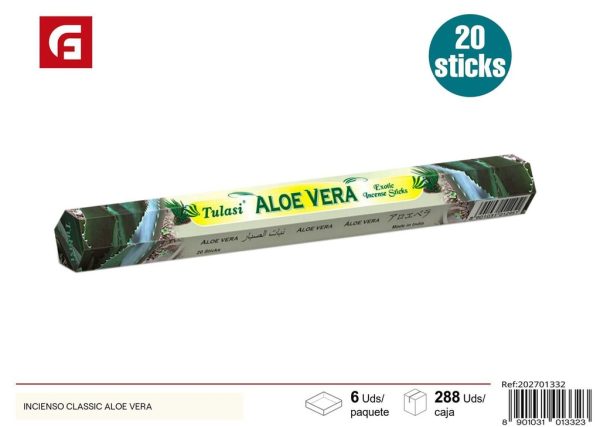 Incienso clásico de aloe vera - Ambientadores y velas