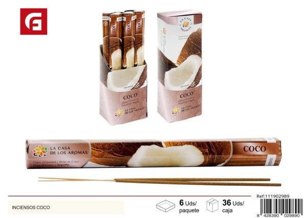 Incienso coco - Ambientadores y velas aromáticas