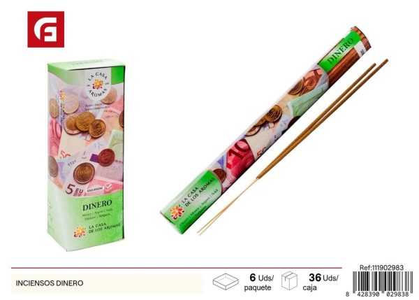 Incienso dinero - Ambientadores y velas aromáticas