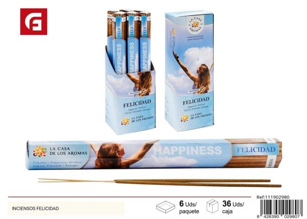 Incienso felicidad - Ambientadores y velas aromáticas