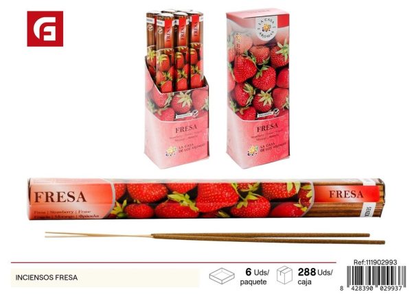 Incienso fresa - Ambientadores y velas aromáticas