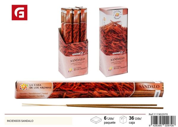 Incienso sándalo - Ambientadores y velas aromáticas