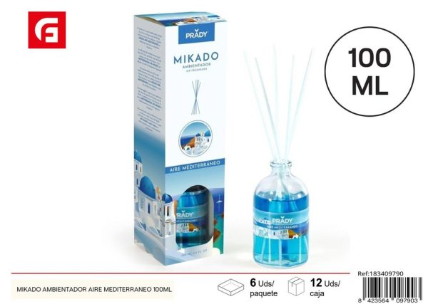 Mikado ambientador aire mediterráneo 100 ml - Ambientadores