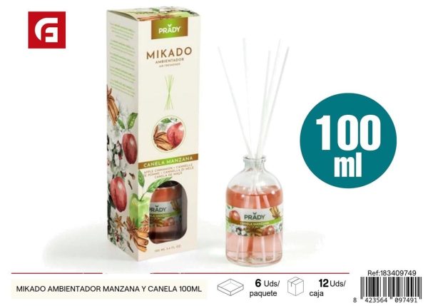 Mikado ambientador de manzana y canela 100ml para aromatizar el hogar