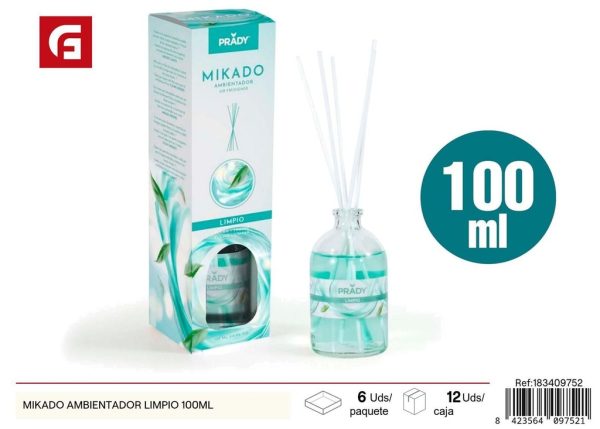 Mikado ambientador limpio 100 ml - Ambientadores