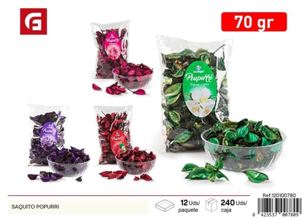 Popurrí seco 70g - Ambientadores y velas
