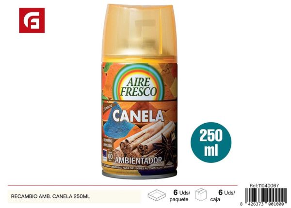 Recambio para ambientador de canela 250ml - Ambientadores