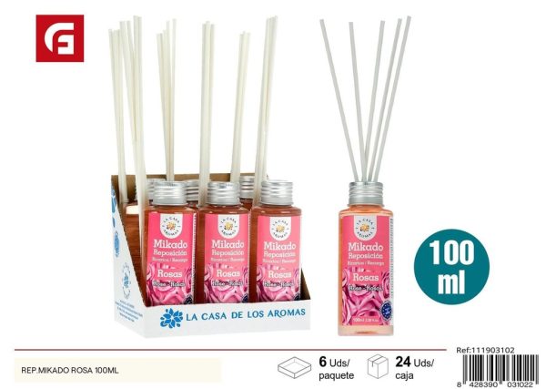Reposición Mikado rosa 100 ml - Ambientadores y aromatizantes