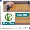 Alfombra antideslizante de bambú 80*120 cm - Decoración del hogar