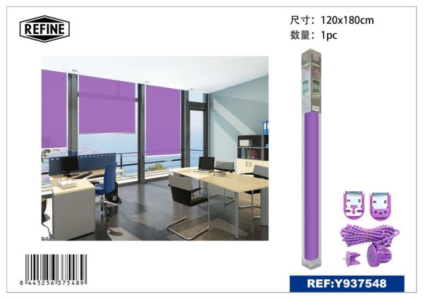 Cortina violeta 120x180 cm - Accesorios de decoración