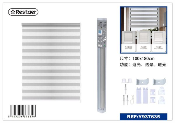 Estor noche y día gris 100cm - Cortinas