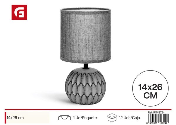 Lámpara de Mesa Cerámica E14 40W 14*26cm - Iluminación y Lámparas de Mesa