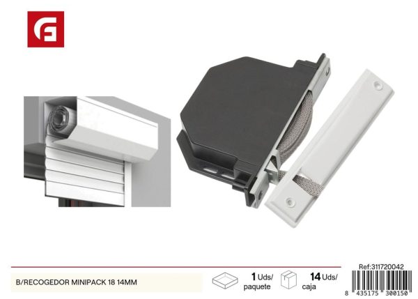 Recogedor minipack 18 14mm - Accesorios de ferretería
