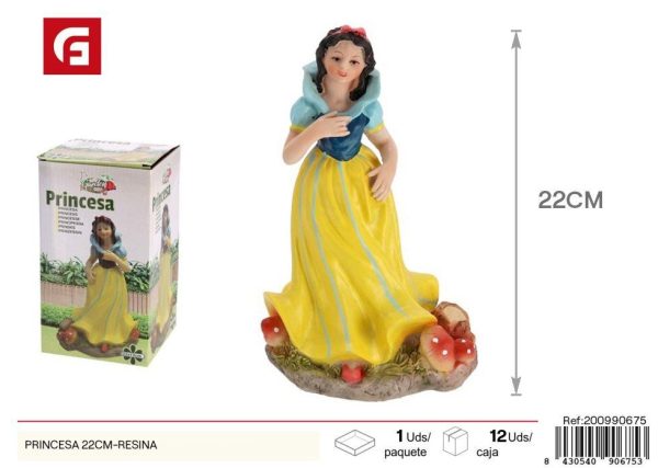 Figura decorativa princesa 22cm resina - Decoración de casa y figuras