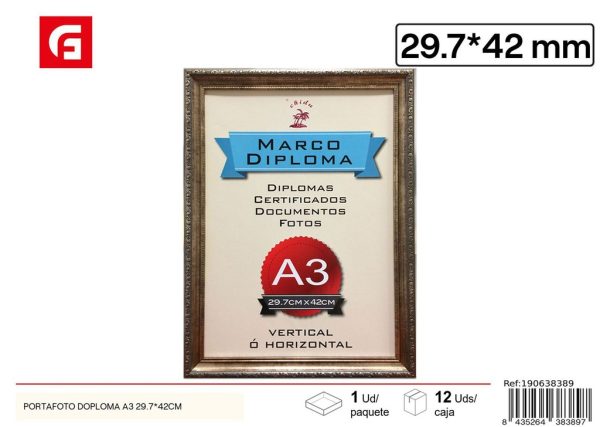 Marco diploma A3 PS-638 29.7x42 cm - Marcos de fotos