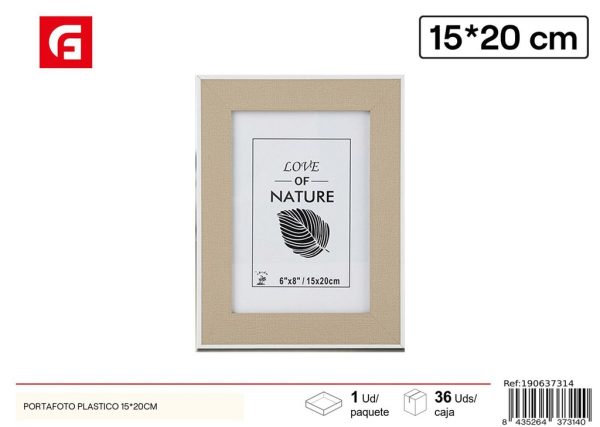 Portafoto Plástico PS-517 15x20 cm - Decoración y fotografía